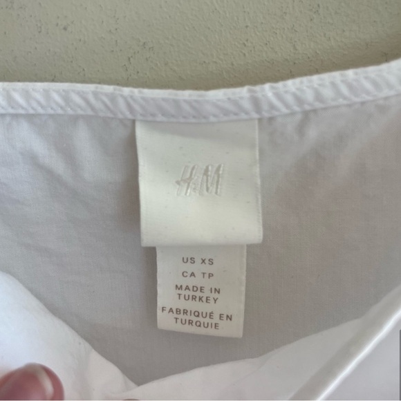 H&M White Puff Sleeve Dress - Picture 8 of 10